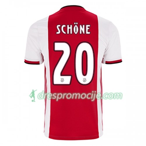 AFC Ajax Dres Lasse Schöne 20 Domaći 2019/20 Kratkih Rukava AFC Ajax Dres Lasse Schöne 20 Domaći 2019/20 Kratkih Rukava